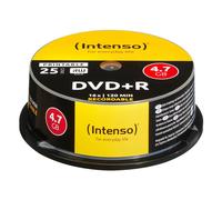 Intenso - 25 x DVD+R - 4.7 GB 16x - mit Tintenstrahldrucker bedruckbare Oberfläche - Spindel