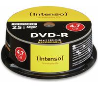 DVD-R4,7 INT25P - Intenso DVD-R 4,7 Go, lot de 25, imprimable