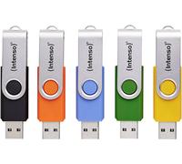 Intenso Clé USB Office Line USB-A 3.2 jusqu'à 70 Mo/s 5 couleurs Pack 5x64 Go