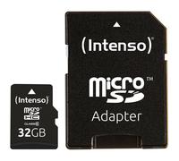 Intenso Carte mémoire microSD 32 Go avec adaptateur SD/SDHC – 3413480