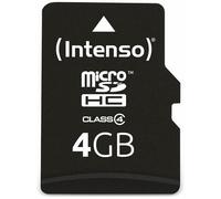Intenso 3403450 mémoire flash 4 Go MicroSDHC Classe 4, Carte mémoire
