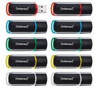 Intenso 3511561 lecteur USB flash 8 Go USB Type-A 2.0 Noir, Jaune et Bleu