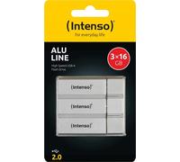 Intenso 3521473 3 Clés USB Intenso Alu Line argentées 16 GB