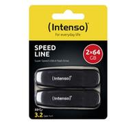Intenso Clé USB Speed Line 2x 64 Go USB 3.2 Gen 1x1 Noir