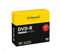 Intenso 4801652 DVD-R Vierge 4.7 GB 10 pc(s) slimcase Imprimable