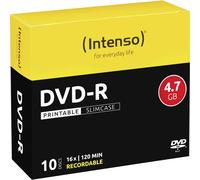 Intenso 4801652 DVD-R vierge 4.7 GB 10 pc(s) slimcase imprimable