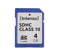 Intenso Carte mémoire SDHC 4 Go – Classe 10 – Bleu