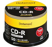 Intenso - 50 x CD-R - 700 Mo (80 min) 52x - surface imprimable par jet d'encre - broche