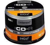 Intenso - 50 x CD-R - 700 Mo (80 min) 52x - surface imprimable par jet d'encre - spindle G