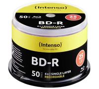 Intenso 5001115 Blu-ray BD-R SL vierge 25 GB 50 pc(s) tour