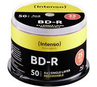 Intenso 5001115 Blu-ray BD-R SL vierge 25 GB 50 pc(s) tour