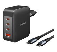 Intenso Adaptateur Secteur W140A3C GaN, 3 Blocs d'alimentation USB-C jusqu'à 140 W et câble de données USB-C vers C et Technologie GaN, certifié Mfi, Blanc : Amazon.de : électronique et Photo