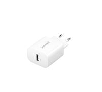 Intenso Adaptateur Secteur USB-A 5W Blanc - 1 Port USB 3.2 Gen 1 (1A/5V), Prise Type C, 100-240V, Certifié CE/UKCA/Triman - Réf. 7800512