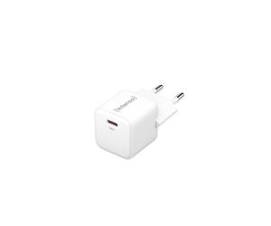 Intenso Adaptateur Secteur USB-C 30W GaN 7803022 Universel Blanc, Charge Rapide, 1 Port Type C, 5V/3A, 9V/3A, 12V/2.5A, 15V/2A, 20V/1.5A