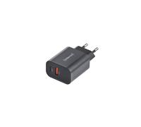 Intenso Adaptateur secteur W30AC, 30 W, ports USB-A et USB-C, noir