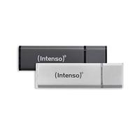 Intenso Alu Line 2PACK Clé USB, 32Go Argent & Anthracite 3521480