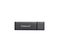 Intenso Alu Line 32 Go - Clé USB 2.0 Type-A Anthracite - Lecture 28 Mo/s, Ecriture 6.5 Mo/s - Boîtier Aluminium, 60x17x6 mm, 8g