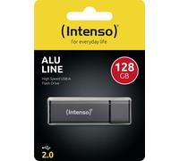 Clé USB Intenso Alu Line 128 GB anthracite 3521495 USB 2.0