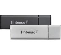Intenso AluLine USB Drive 32GB pack de deux (2x32GB) clés de mémoire