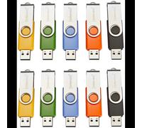 Intenso Basic Line Clé USB 16 Go USB 2.0 Type-A Pivotante - Compatible Windows 8+, macOS 10.x+ - Boîtier Métal/Plastique - Noir, Bleu, Vert, Orange, Jaune