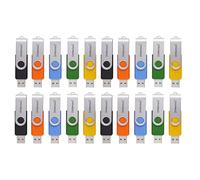 Intenso Clés USB Basic Line - Lot de 20 4 Go USB 2.0 Haute Vitesse, Multicolores, avec étiquettes