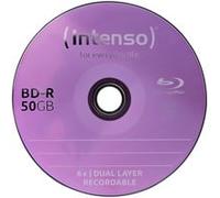 Intenso Blu-ray BD-R SL 5001115 vierge 25 Go 6X – Lot de 50