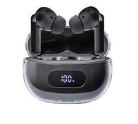 Intenso Oreillette Buds Plus T310AE - Réduction de bruit - Boîtier de charge avec affichage - Noir