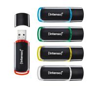Intenso Business Line Multipack Lot de 5 clés USB 2.0 Haute Vitesse jusqu'à 28 Mo/s Compatible avec Windows et Mac 16 Go