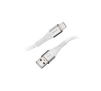 Intenso Câble USB A315L USB-A vers Lightning, données et charge, 12 W, nylon 1,5 m, blanc
