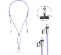 Intenso Câble USB-C USB 2.0 USB-C® mâle, USB-C® mâle 1.65 m lilas Chaîne pour téléphone portable 7991003