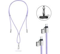 Intenso Câble USB-C USB 2.0 USB-C® mâle, USB-C® mâle 1.65 m lilas Chaîne pour téléphone portable 7991003