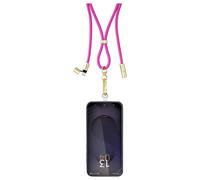 Intenso Câble de charge et de données USB-C - 60 W - 480 Mbps - Nylon PD3.0 QC4.0-1,65 m - Taille réglable - Rose