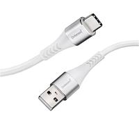 Intenso Câble USB USB 2.0 USB-A mâle, USB-C® mâle 1.50 m blanc gaine textile 7901102