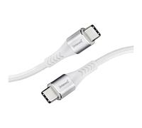 Intenso Câble USB USB 2.0 USB-C® mâle, USB-C® mâle 1.50 m blanc gaine textile