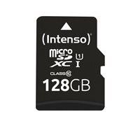 Intenso - carte mémoire flash - 128 Go - microSDXC UHS-I
