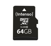 Intenso - carte mémoire flash - 64 Go - micro SDXC
