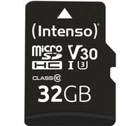 Intenso - Carte mémoire flash (adaptateur microSDHC - SD inclus(e)) - 32 Go - UHS Class 1 / Class10 - microSDHC UHS-I Noir G