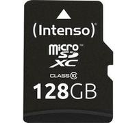 Intenso - Carte mémoire flash (adaptateur microSDXC vers SD inclus(e)) - 128 Go - Class 10 - micro SDXC G