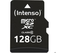Intenso Carte microSDXC 128 GB Classe 10 avec adaptateur SD