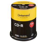 Intenso CD-R – 700 Mo (80 min) 52x – Lot de 100 – Spindle