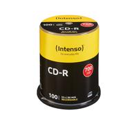 Intenso CD-R – 700 Mo (80 min) 52x – Lot de 100 – Spindle
