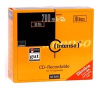 Intenso CD-R 80 vierge 700 Mo 80 min Slimcase 10 pièces