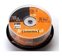 Intenso CD-R 700 Mo – 80 min – 52x – Lot de 25