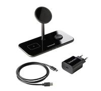 Intenso Chargeur à induction MB13 black 3in1 7410810 Sorties standard Qi noir