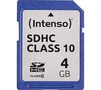 Intenso 4GB SDHC Carte mémoire SDHC 4 Go Classe 10 , Bleu