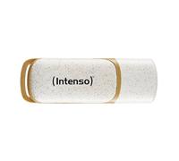 Intenso Green Line - Clé USB - 128 Go - USB 3.2 Gen 1 - beige, brun