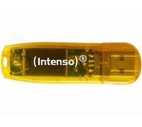 Intenso Clé USB 64 GB Rainbow Line, transparent-orange