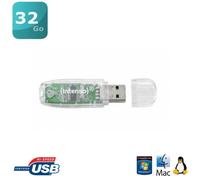 Intenso Clé USB Rainbow 32Go Transparente