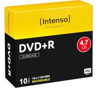 Intenso DVD + R 4,7 GB vitesse 1 8x resistant anti-scratch boîtier éjectant "Kick Out Case Single Version" pack de 5