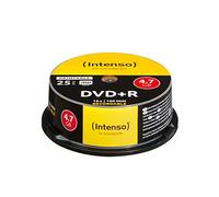 Intenso - 25 x DVD+R - 4.7 GB 16x - mit Tintenstrahldrucker bedruckbare Oberfläche - Spindel